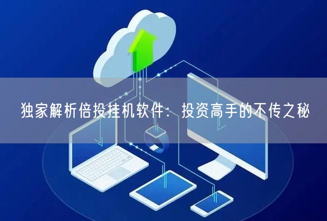 独家解析倍投挂机软件：投资高手的不传之秘