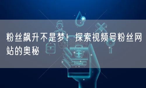 粉丝飙升不是梦！探索视频号粉丝网站的奥秘